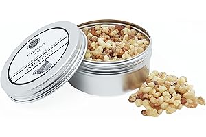 La Casa degli Incensi - Incenso in Grani Olibano Puro e Naturale al 100% del Sudan, Origine Certificata, Qualità Selezionata, Confezione da 50g Ermetica in Alluminio