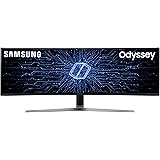 Samsung LC49HG90DMUXEN 49" Curved Ultra Wide LED Monitor - 3840 x 1080, 144Hz, 1ms, Quantum Dot, Freesync, 2 x HDMI…