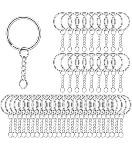 BDEPSTR 20 pezzi Anelli di Rilegatura Colorati, Plastica Libro Anelli Portachiavi, Anelli per rilegatura ad anello Per DIY Scrapbooking, Portachiavi, Album Documenti, et