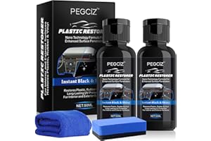 FSLHCY Car Plastic Restorer Black 100ML Plastic Revitalizing Coating Agent Back To Black Trim Restorer Coating Prevents Drying Aging Car Plastic Parts for Bringing Rubber, Vinyl and Plastic