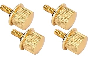 TABEN 1/4 "20 Filo Sedile Moto Bullone Vite Alluminio Billet Cromo Bullone Sedile Moto (Oro) (Confezione da 4)
