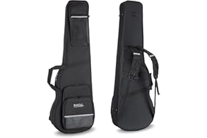 ROCKTILE Leichtkoffer für E-Bass (Lightcase für E-Bass, reiß- und wasserfestes Außengewebe, hochwertige Thermopolsterung, Innenmaße maximal (LxBxT): 120 x 35 x 7,5 cm)