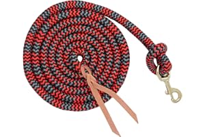 Weaver Leather Unisex's Poly Cowboy Lead with Snap, 5/8" x 10'