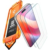 Spigen AlignMaster S Screen Protector [2 Pack] for iPhone 18 Pro Max | iPhone 17 Pro Max, Tempered Glass, Incl. Installation