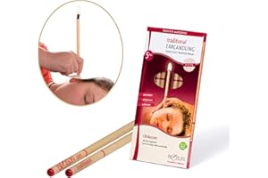 KATIX 5 par (10) świec usznych BIOSUN Indian Hopi do zablokowanych uszu, wosk pszczeli z filtrem, naturalne i organiczne, w zestawie 2 krążki ochronne