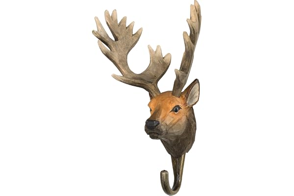 Wildlife Garden Deco Hook Rothirsch