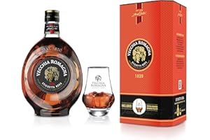 Vecchia Romagna Etichetta Nera Brandy Giftpack with Glass 70cl