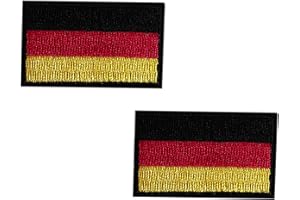 HCS AUSRÜSTUNGS GMBH HCS Deutschland Flagge Patch 5 x 3 cm Deutschland Stoff-Patch für Bundeswehr Dienstgradschlaufe