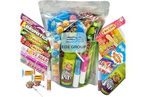 EDE GROUP Sweet Hamper Pack - Selection Sweets Packed with the Best Retro Sweets Hamper for Children, Christmas, Halloween, and Thanksgiving