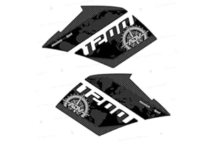 BLACK DOVES GRAPHICS Lot de 2 autocollants 3D protecteurs latéraux compatibles avec R 1200 GS ADVENTURE 2006-2013