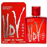 Ulric de Varens UDV Flash - EDT 100ML Erkek Parf&uuml;m | Taze Odunsu Baharatlı Erkek Kolonyası Elma, Tar&ccedil;ın ve Sedir Ağacı - Fran