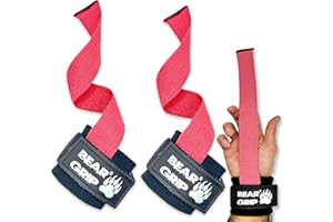 BEAR GRIP Power Straps - Correas de levantamiento de pesas