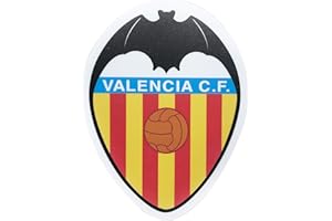 FRIENDLY LICENSE Alfombrilla para Ratón- Base de Goma Antideslizante- Ideal para Gaming- Forma de Escudo de Club de Futbol - Producto Oficial Valencia CF