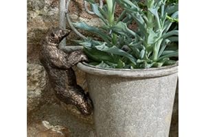 Pot Buddies Handmade Polar Bear Figure Plant Pot Hanger - Decorative Hanging Garden Ornament - Flower Planter Figurine