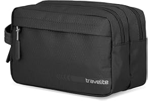 travelite Handgepäck Kosmetiktasche, Gepäck Serie Kick Off: Praktische Kulturtasche für Urlaub und Sport, 26 cm, 5 Liter