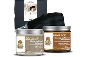 Maroc Argan Coffret Hammam & SPA Vivez la Tradition Orientale du Hammam, 250 g