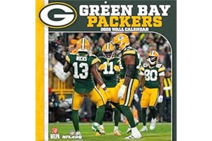 TURNER LICENSING Green Bay Packers 2026 12 x 12 cm Team Wall Calendar