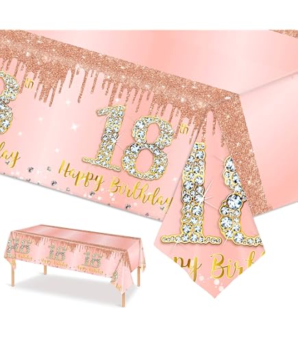 ALEGRE Confezione da 2tovaglioli compleanno con coriandoli decorazione