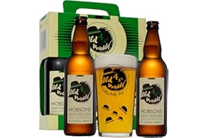 Hobsons Old Prickly Pale Ale Beer Gift Set - 2 x 500ml bottles + Pint Glass - Ideal Father's Day or Birthday Craft Beer Gift