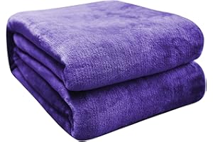 FARFALLAROSSA Manta Bebe Polar Franela Extra Suave, 70x100cm, Mantas Infantil, Violeta 2