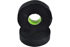 Renfrew Nastro da hockey in tessuto (confezione da 2) – Larghezza 2,5 cm – Nero XT