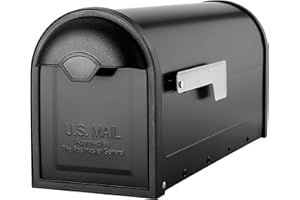 ARCHITECTURAL MAILBOXES 8830B-10 Winston Post Mount, Black, M
