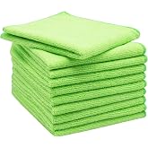 ZOLLNER Set of 10 Microfibre Cloths for Streak-free Shine &ndash; Lint-Free and Highly Absorbent Cleaning Cloths &ndash; Washable up to 6
