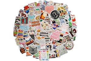 WOSHIDEFA 100PCS Reading Stickers,Waterproof Motivational Stickers for Journalings Planner,Trendy Vinyl Stickers for Water Bottles Book Laptops Stickers for Kids
