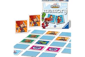 Ravensburger Marvel Avengers Super Hero Adventures Mini Memory Game - Matching Picture Snap Pairs Games For Kids Age 3 Years Up