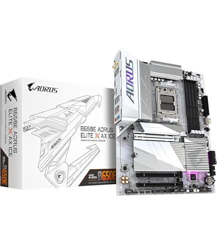 マザーボード GIGABYTE B650E AORUS STEALTH ICE GIGABYTE B650E AORUS STEALTH ICE Motherboard - Supports AMD Ryzen