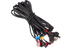 COMPEX Unisex Adult 6p Snap Cables (pack Of 4) - Blue, N/A