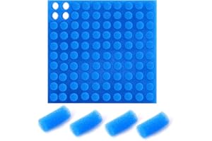 TOYMIS 100 szt. Aspirator do Nosa Filtry, Pianka Sanitarna Gabka Aspirator do Nosa Filtry Higieniczne Akcesoria Zamienne do Aspiratora do Nosa dla Dzieci