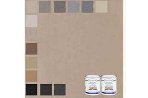 AE AUTO EQUIPE Kit Tessuto Cielo Auto bielastico antimpronta con Trama a Nido d'Ape + 2 Colla Resistente alle Alte Temperature. (2,00 mt., Beige)