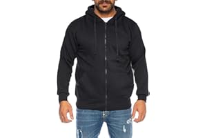 RAFF&TAFF Raff & Taff Herren Zipper Hoodies Kapuzenjacke Sweatjacke Übergangsjacke Jacke Basic Schlicht bis 8XL