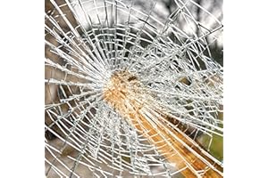 Shackcom Trasparente Auto Adesivo Pellicola Della Finestra A Prova Di Graffio Pellicola Della Finestra Pellicola Di Sicurezza Pellicola Della Protezione Di Vetro Per Soggiorno 60x300cm