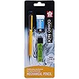 SAKURA Cushioning Point Mechanical Pencil Starter Set With Lead Refill&Foam Eraser,(2B,0.3),Black