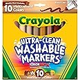 CRAYOLA Rotuladores lavables B/L Multic 10P, multicultural 10/paquete, talla única