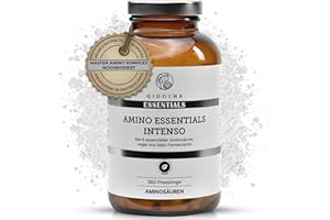 ‎QIDOSHA QIDOSHA® Master Aminosäuren Komplex PRESSLINGE, Rezeptur nach Dr. Moretti, 360 Stk/Glas, mit 99% Netto-Stickstoffverwertung (NNU), 8 essenzielle Aminosäuren, 100% vegan