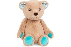 B. TOYS B. softies – Oso de Peluche – Oso de Peluche Supersuave. – Animal de Peluche para bebés, niños pequeños, niños – Lavable en la Lavadora – 0 Meses + – Happyhues - Cara-Mellow Bear