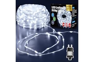 ‎GLOBALINK GlobaLink Wąż świetlny LED, 30 m, 600 diod LED, oświetlenie bożonarodzeniowe, prąd zewnętrzny, IP65, wodoszczelny, przewód PCW, 8 trybów pracy, do użytku wewnątrz i na zewnątrz, do ogrodu, na wesele