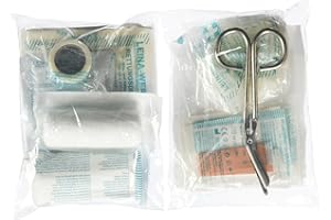 LEINA-WERKE Leina 17016 Materiale di Pronto Soccorso a Norma DIN 13167 Interno, 2 Tasche in Alluminio