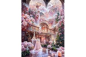 WENFDRTR Landscape Paint by Numbers for Adults-Landscape Painting by Numbers for Adults,Scenery Oil Paint by Numbers Kits Wall Art Decor Gift(16x20 Inch,Frameless)