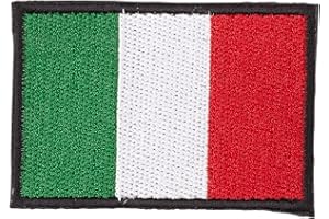 ELITEX TRAINING Parche Bordado con Velcro - Bandera Paises de Europa - Parche para Mochilas y Chalecos de Cross Training y Gimnasio (Italia)