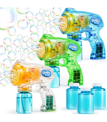 Pistolet A Bulle Machine Pour Bulles Savon Enfant Générateur Mousse LED Jouet... 4262422140566