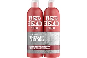 Bed Head by TIGI | Set shampoo e balsamo Resurrection Repair | Trattamento professionale per capelli secchi e rovinati | Potente formula ristrutturante e condizionante | 2x750ml