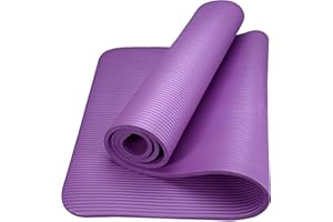 ROMIX Yoga Mat, 15 MM Extra Thick Foam Exercise Mat, 180x60cm Multi Purpose Non Slip Gym Mats with Carry Bag and Strap, Ideal Pilates Workout Mats for Women Men Gymnastics Home and Outdoor Fitness
