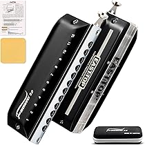 Armonica Diatonica Rayzm - 10 Fori 20 Toni - Blues, Folk, Country - Con Custia Rigida - Foto 11