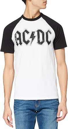 AC/DC Logo Raglan Maglietta a Maniche Lunghe Uomo : Amazon.it: Abbigliamento
