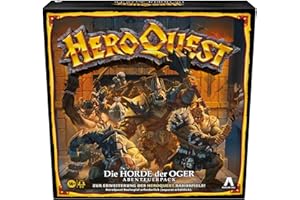 Avalon Hill HeroQuest Horde der Oger zestaw przygodowy, odgrywanie ról, HeroQuest gra podstawowa wymagana do gry - wersja niemiecka