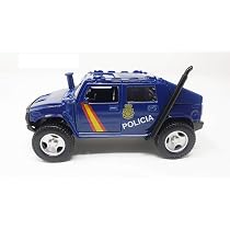 Coche De Policía Nacional PLAYJOCS GT-8024 | Vehículo Metálico Con Puertas Delanteras Que Se Abren | Juguete Coleccionable Para Niños Y Adultos | Regalo Seguro